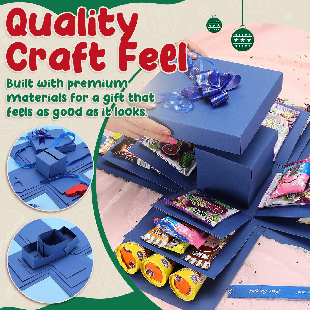 🎅🏻Christmas Sale 50% OFF!! 🔥50K+ SOLD!🎁 DIY Surprise Explosion Gift Box Kit