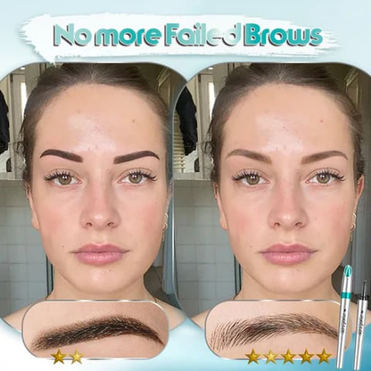 Negusy™ 3D Waterproof Microblading Eyebrow Pencil – Natural, Long-Lasting & Smudge-Proof