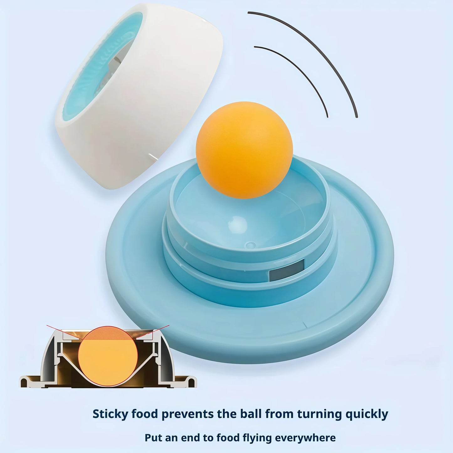 Pet Anxiety Relief Ball--Keeps Pets Busy, Relieves Boredom & Anxiety