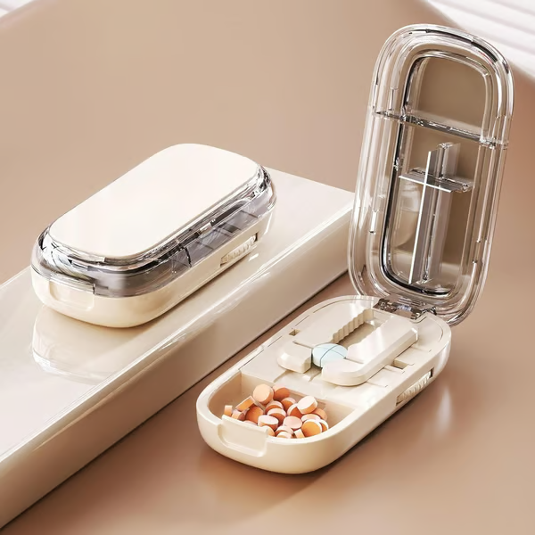 Adjustable Pill Cutter and Splitter for Multiple Pills