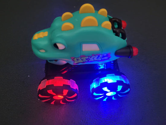 Green Dino after play