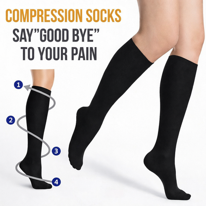 ✨Extra-Wide Compression Socks: Immediate Relief for Swelling & Fatigue
