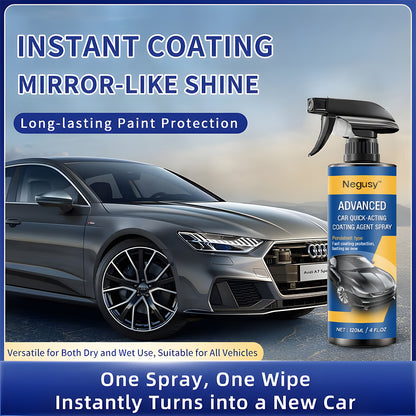 Negusy™ Advanced Nanotech Waterless Car Wax Spray - Dust-Proof, Glazing & Long-Lasting Paint Protection