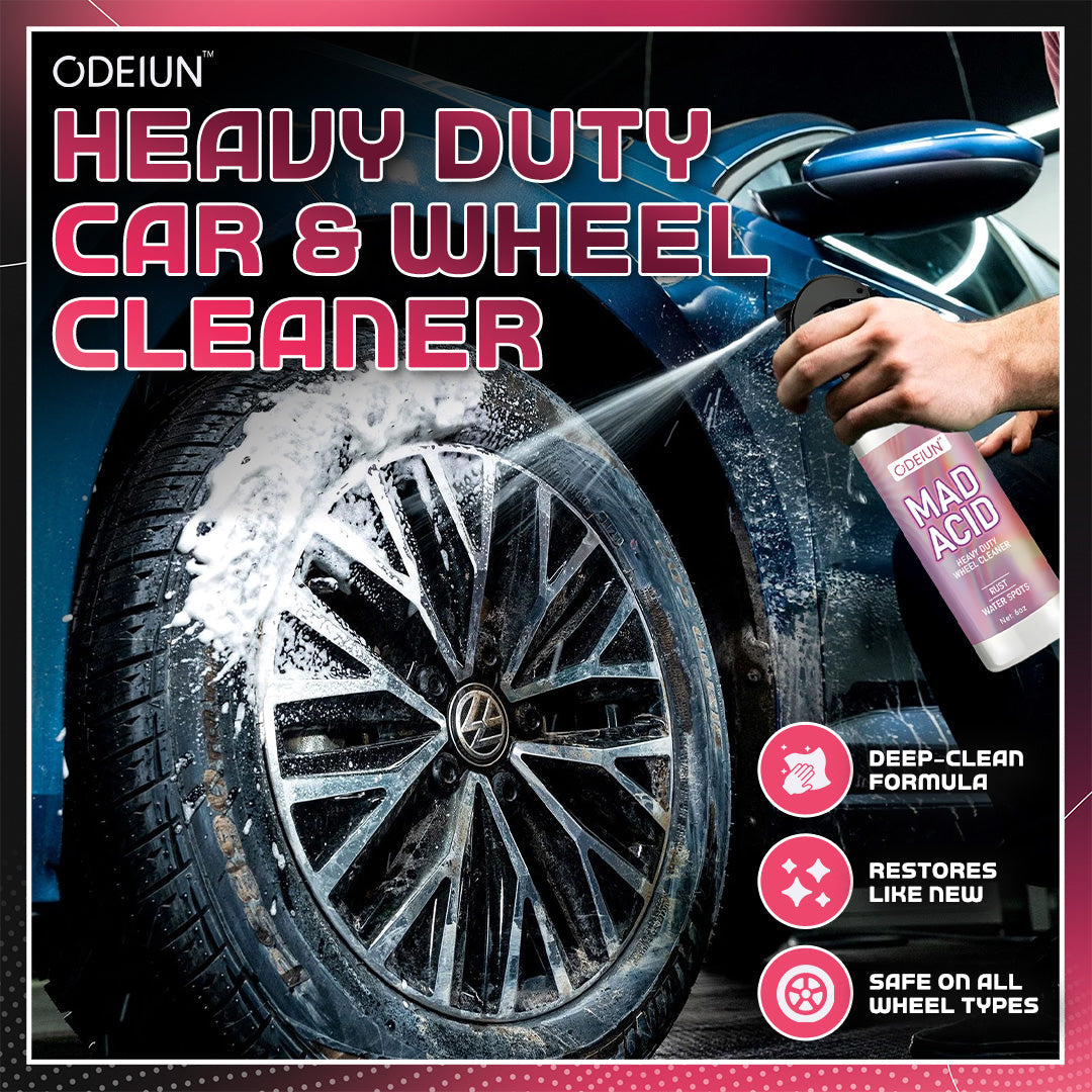 ODEIUN™ Heavy Duty Car & Wheel Cleaner — Rust • Water Spots • Grime — Gone in Seconds✨