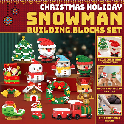 🔥Christmas Holiday Building Blocks Set - Educational Toy for Children