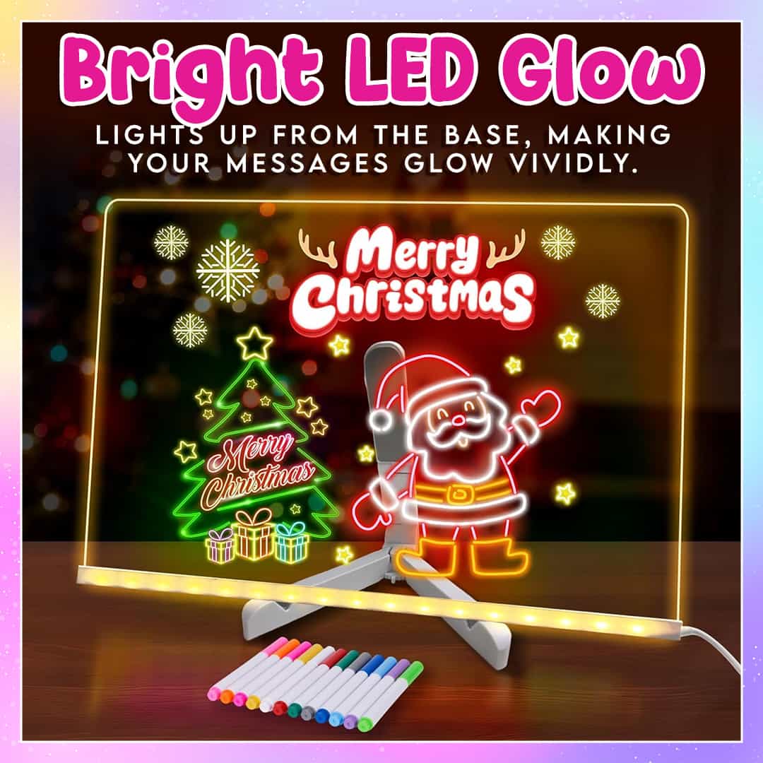 🎁Creative Rewritable Acrylic LED Message Board 🎨