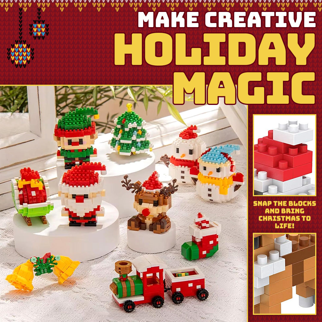 🔥Christmas Holiday Building Blocks Set - Educational Toy for Children