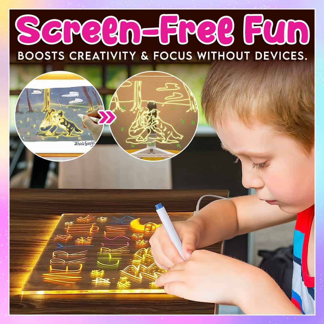 🎁Creative Rewritable Acrylic LED Message Board 🎨