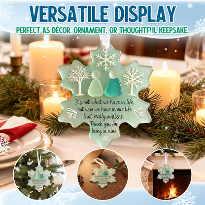 🌊Snowflake-Shaped Sea Glass Friendship Decor❄️✨ Shaped by Nature & Crafted by Hand