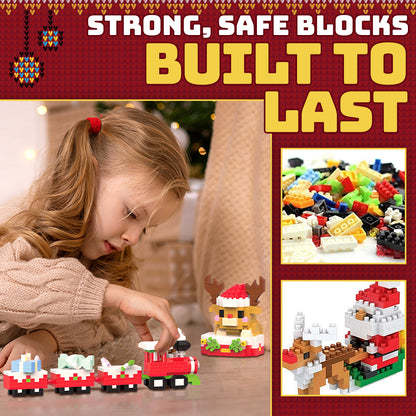 🔥Christmas Holiday Building Blocks Set - Educational Toy for Children