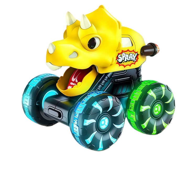 Yellow Triceratops Truck
