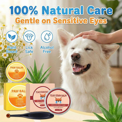 Pet Tear Stain Removal & Protection Balm Set