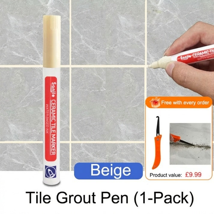 ⏳Time-Limited Special⏰Anti-Mould & Waterproof Joint Pen for Ceramic Tiles! 🧱