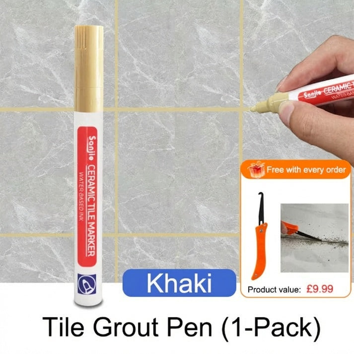 ⏳Time-Limited Special⏰Anti-Mould & Waterproof Joint Pen for Ceramic Tiles! 🧱