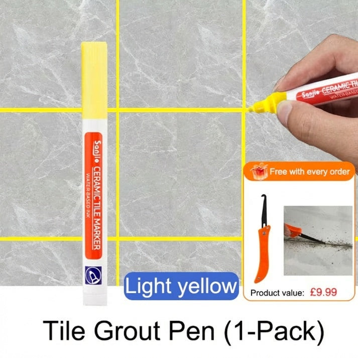 ⏳Time-Limited Special⏰Anti-Mould & Waterproof Joint Pen for Ceramic Tiles! 🧱