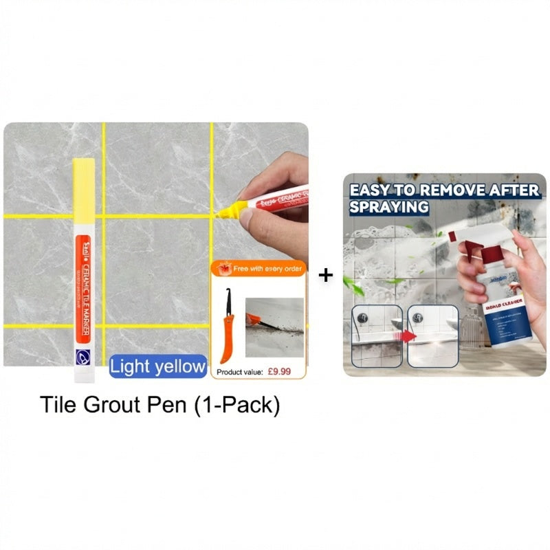 ⏳Time-Limited Special⏰Anti-Mould & Waterproof Joint Pen for Ceramic Tiles! 🧱