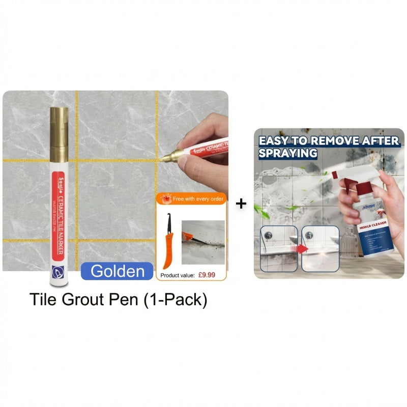 ⏳Time-Limited Special⏰Anti-Mould & Waterproof Joint Pen for Ceramic Tiles! 🧱
