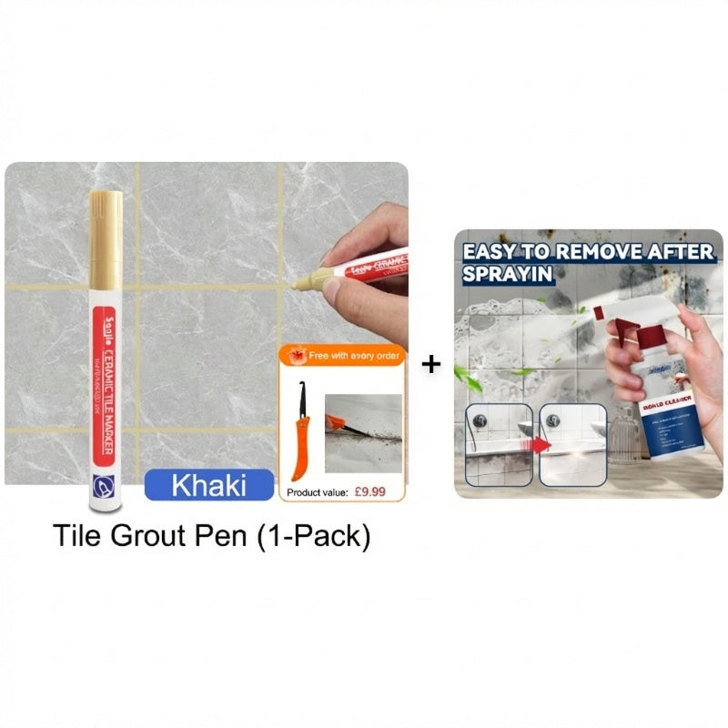 ⏳Time-Limited Special⏰Anti-Mould & Waterproof Joint Pen for Ceramic Tiles! 🧱