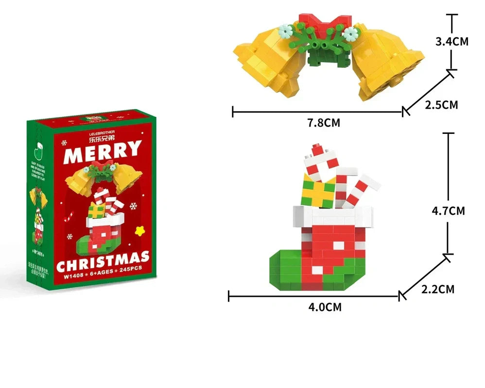 🔥Christmas Holiday Building Blocks Set - Educational Toy for Children