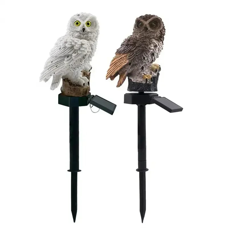 Solar Powered Owl Garden Light for Outdoor Decoration