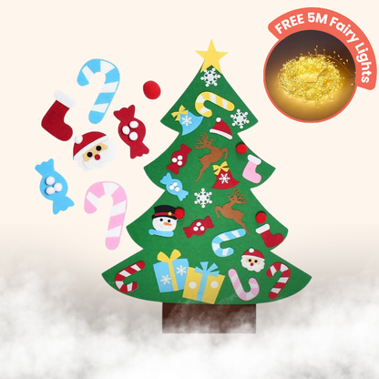 🎄 Montessori Toddler Felt Christmas Tree Set