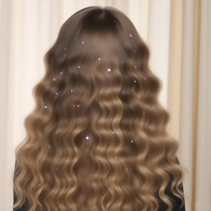 🔥【HOT】- ❤️60% OFF✨Glitter Diamond Styling Tools Hair Gemstone Styling Set💎