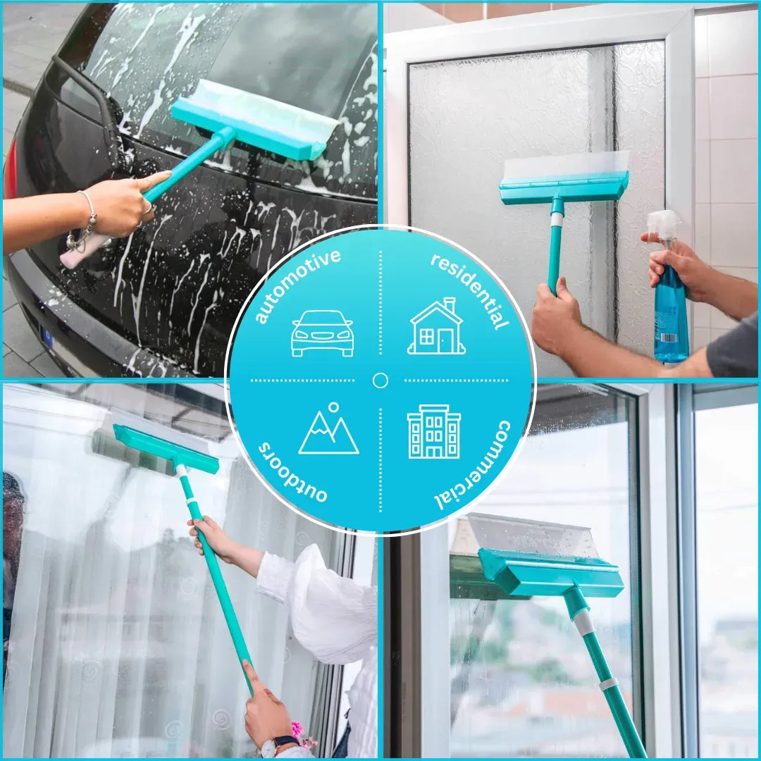 🏆Flash Sale💥Zakdavi™ Recyclable Silicone Window Squeegee Kit