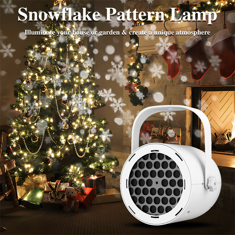 16-Pattern Christmas Projector Light | HD Festive LED Projection Lamp for Indoor & Outdoor Holiday Decorations